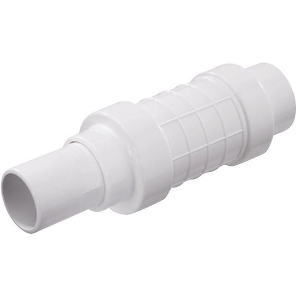 Nds QuikFix QF1250 Pipe Repair Coupling, 114 in, Socket x Spigot, White, SCH 40 Schedule 118-12/QF-1250